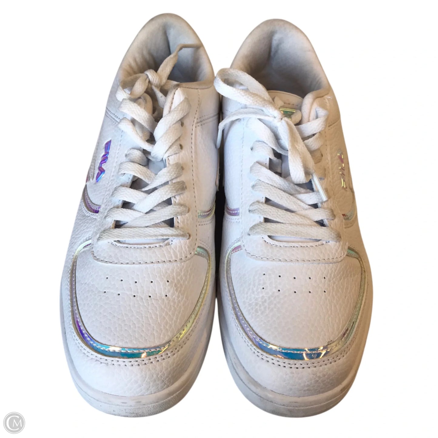 Shoes Athletic By Fila In White, Size: 10