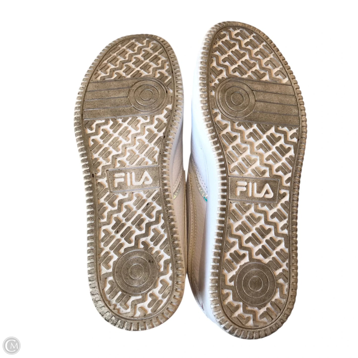 Shoes Athletic By Fila In White, Size: 10