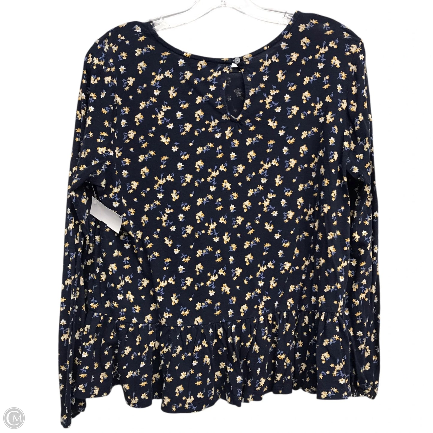 Top Long Sleeve By Lucky Brand In Floral Print, Size: M