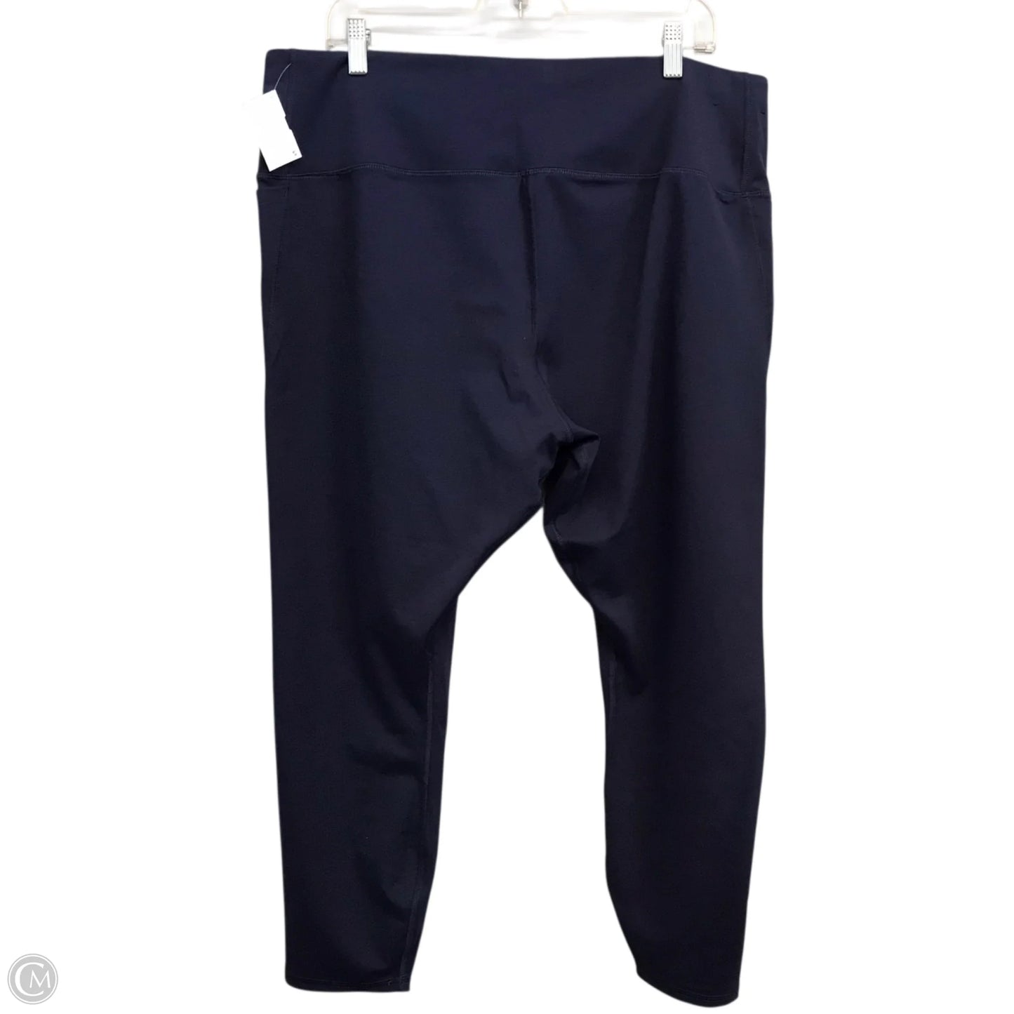 Athletic Leggings Capris By Under Armour In Navy, Size: 3x