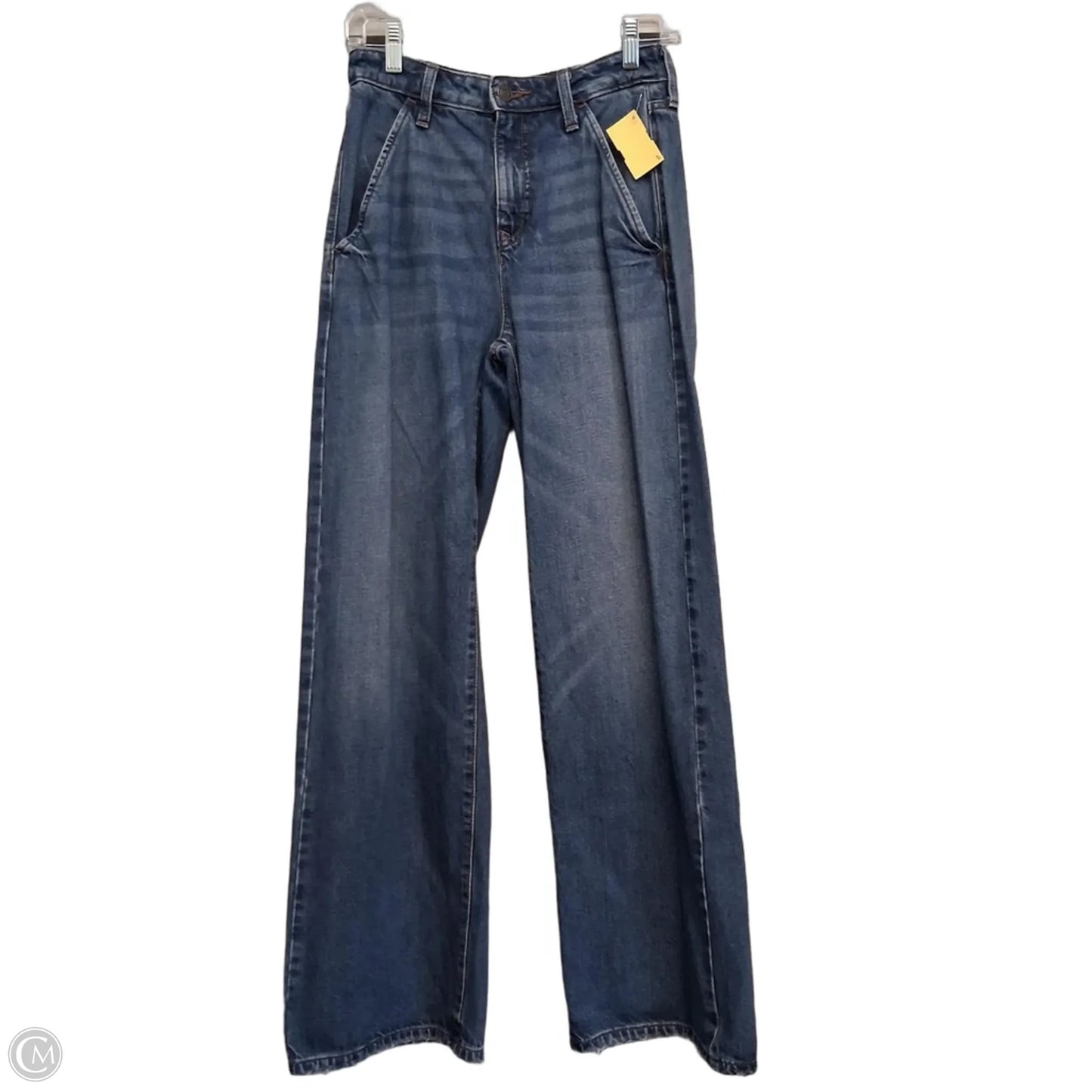 Jeans Wide Leg By Banana Republic In Blue Denim, Size: 2