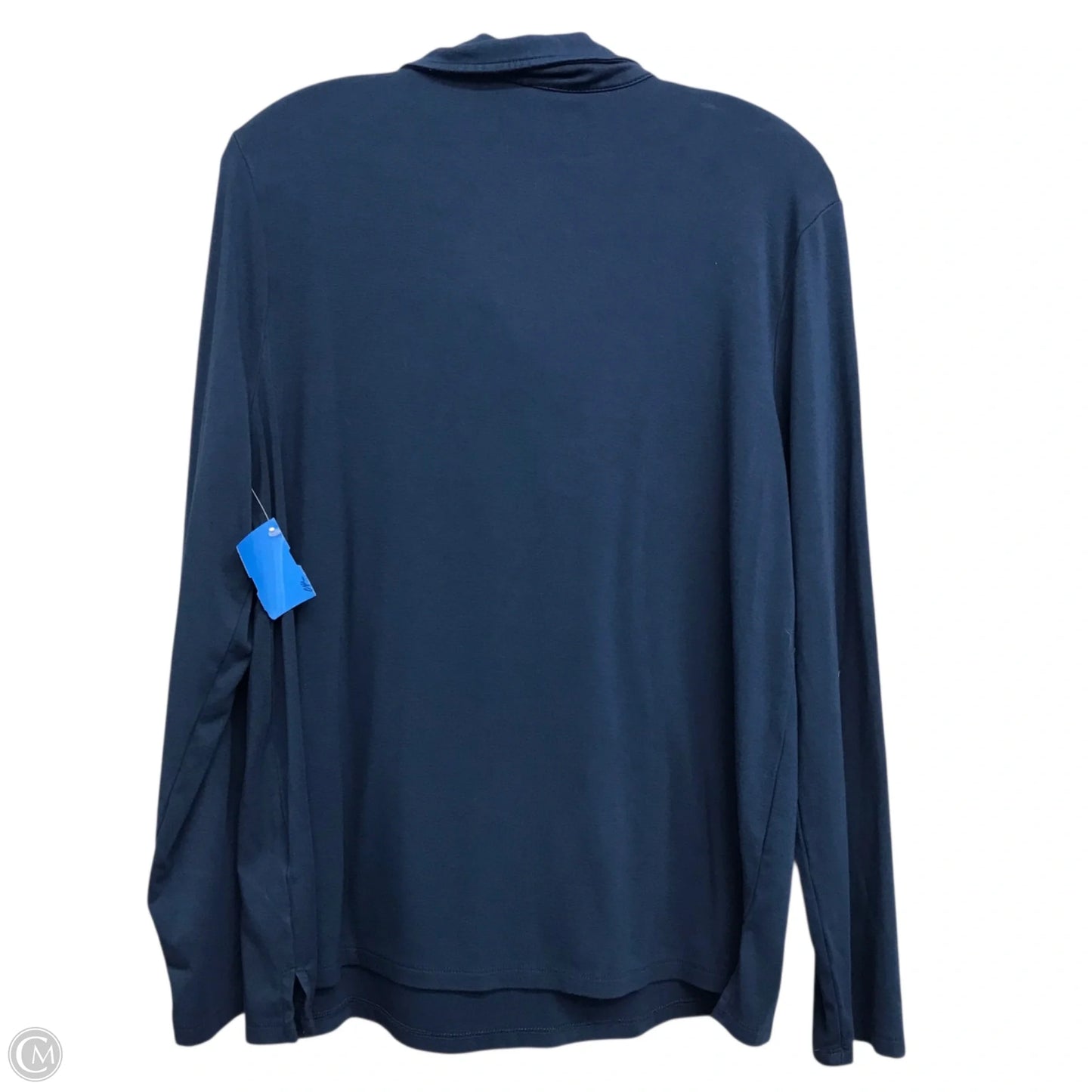 Top Long Sleeve By Nine West In Blue, Size: L