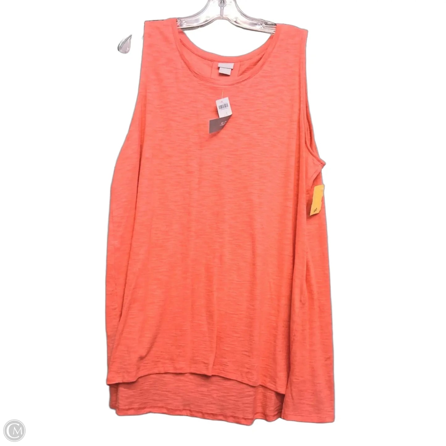Top Sleeveless Basic By Chicos In Coral, Size: Xl