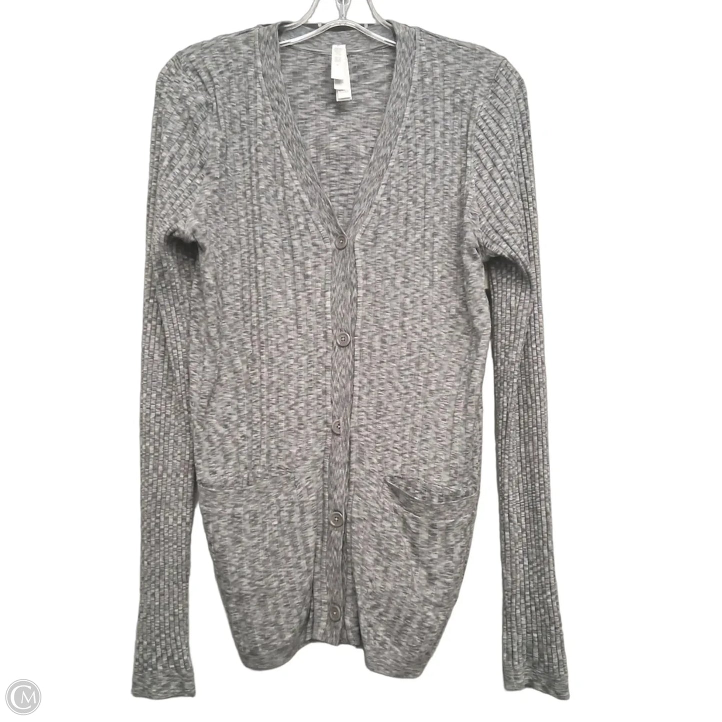 Sweater Cardigan By Athleta In Grey, Size: M