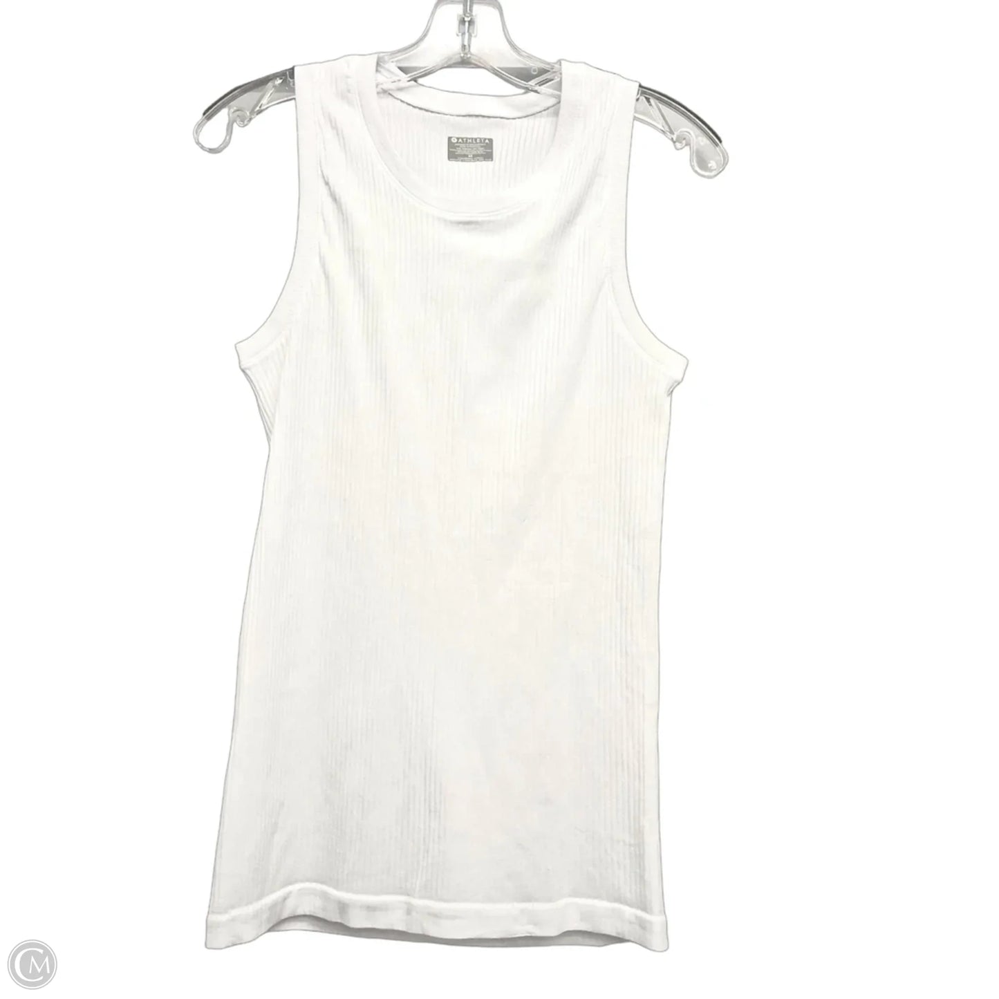 Athletic Tank Top By Athleta In White, Size: M