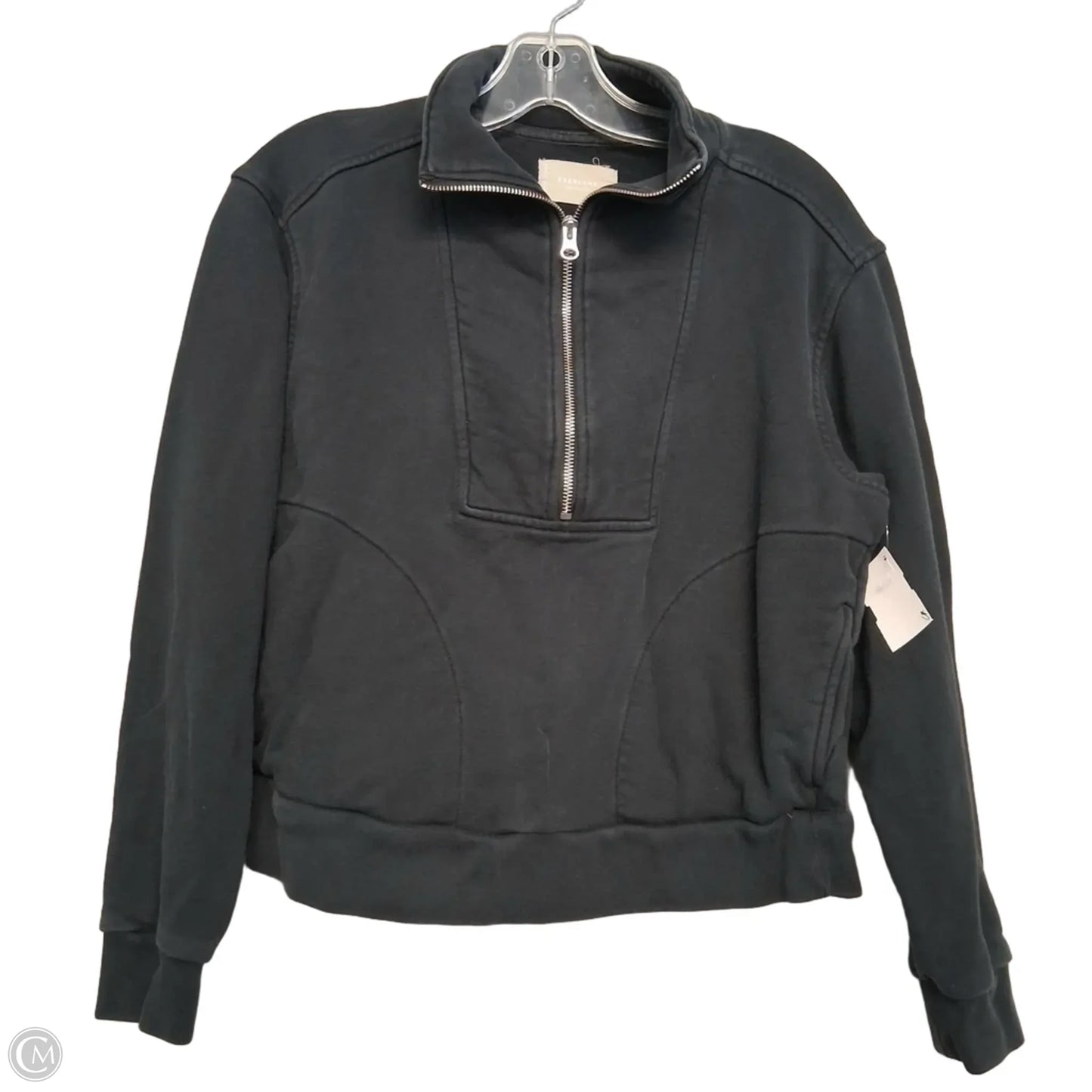 Athletic Sweatshirt Collar By Everlane In Black, Size: Xs