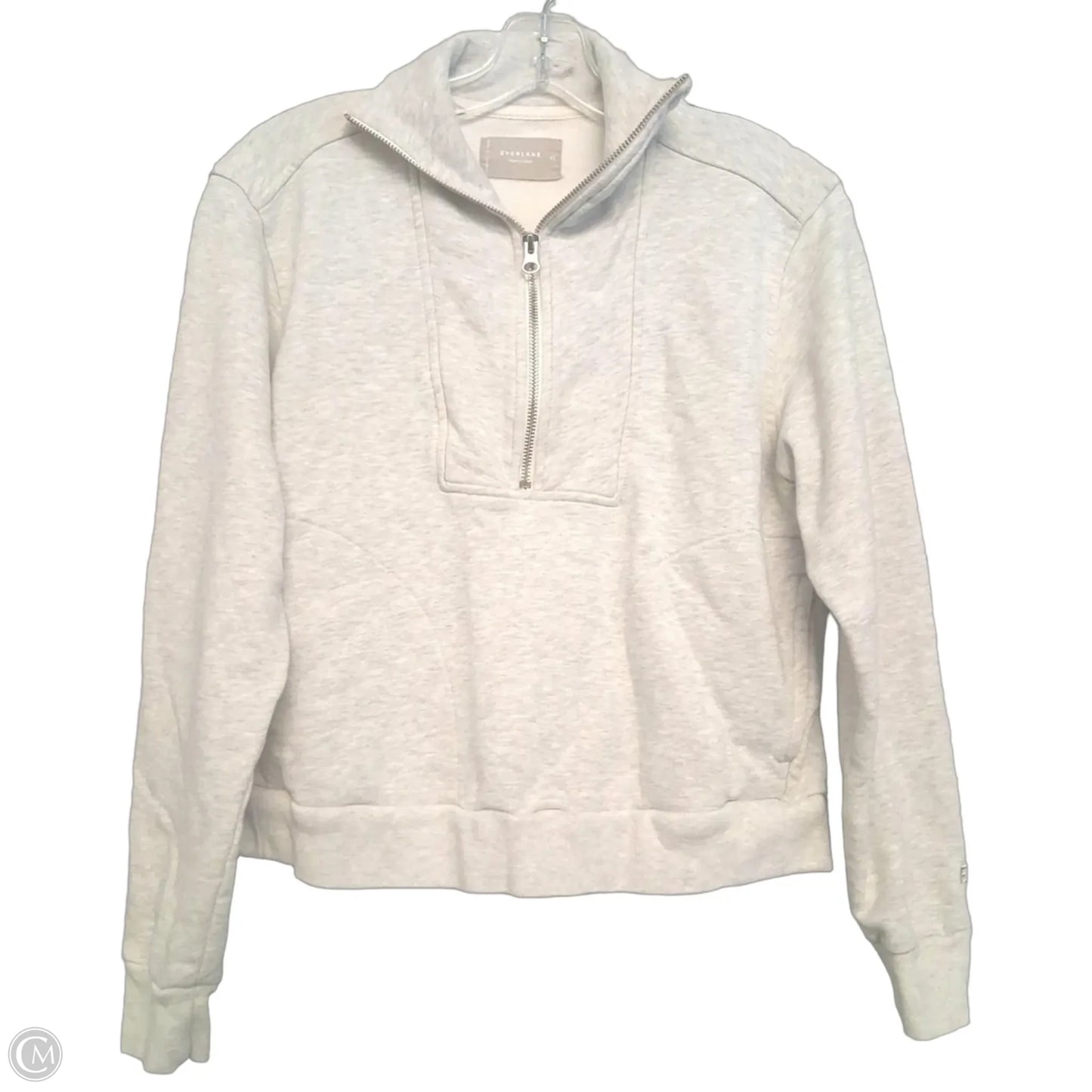 Athletic Sweatshirt Collar By Everlane In Grey, Size: Xs