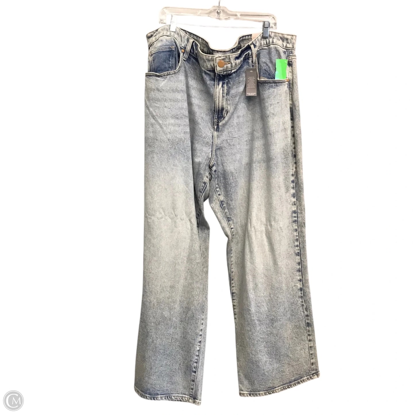 Jeans Straight By Lane Bryant In Blue Denim, Size: 24