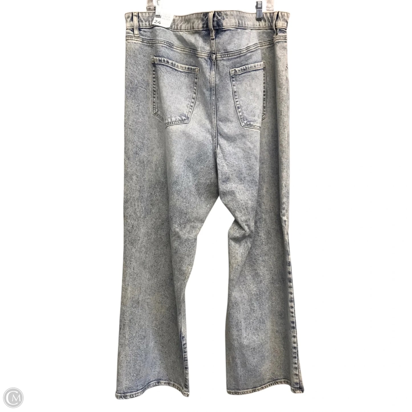 Jeans Straight By Lane Bryant In Blue Denim, Size: 24