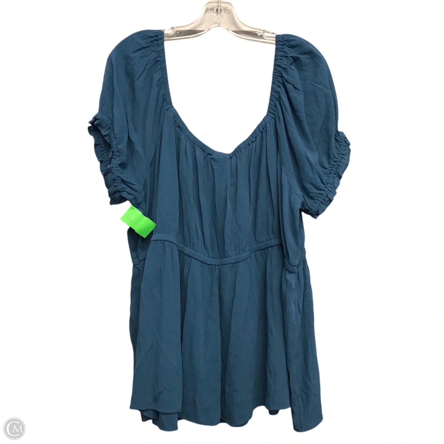 Top Short Sleeve By Torrid In Blue, Size: 3x