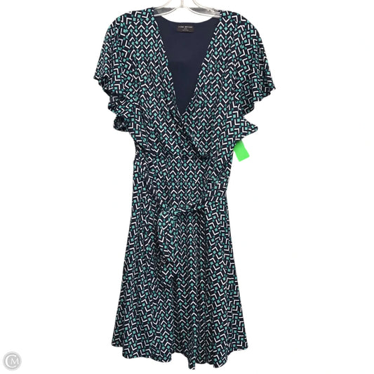 Dress Casual Short By Lane Bryant In Blue & White, Size: 3x