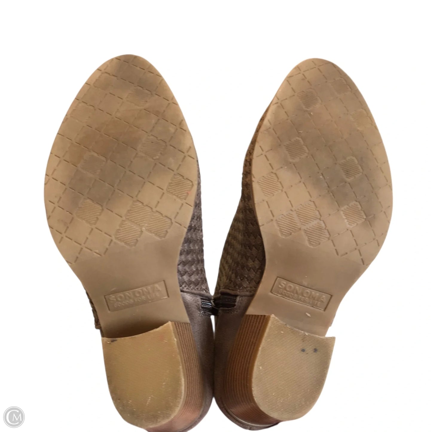 Boots Ankle Heels By Sonoma In Brown, Size: 6