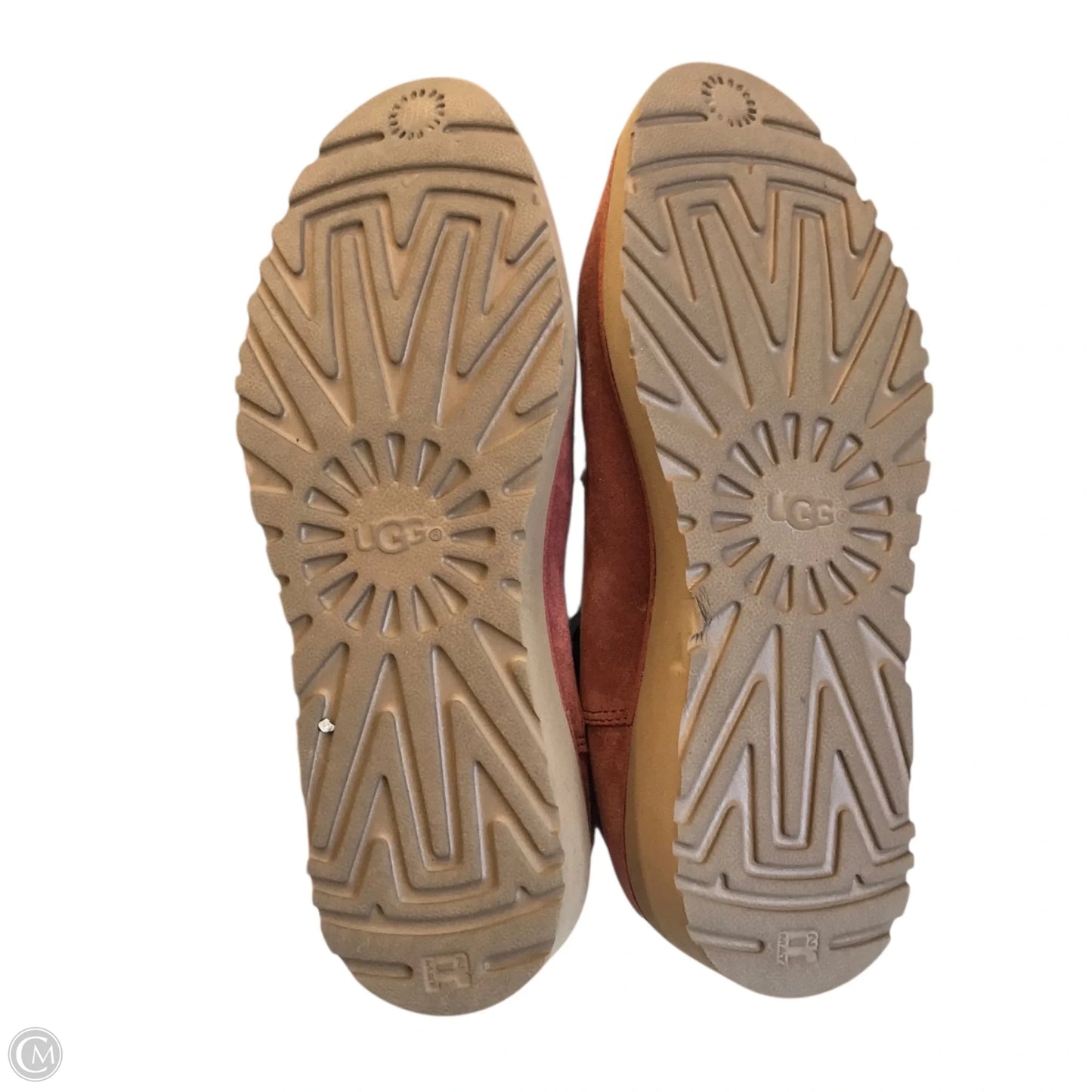 Boots Designer By Ugg In Orange, Size: 6