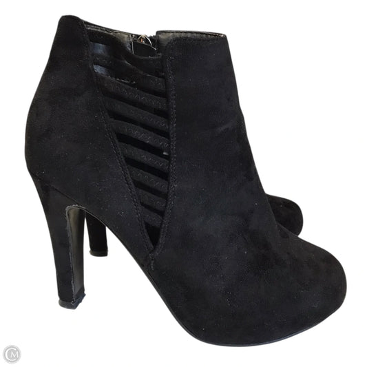 Boots Ankle Heels By Lane Bryant In Black, Size: 7