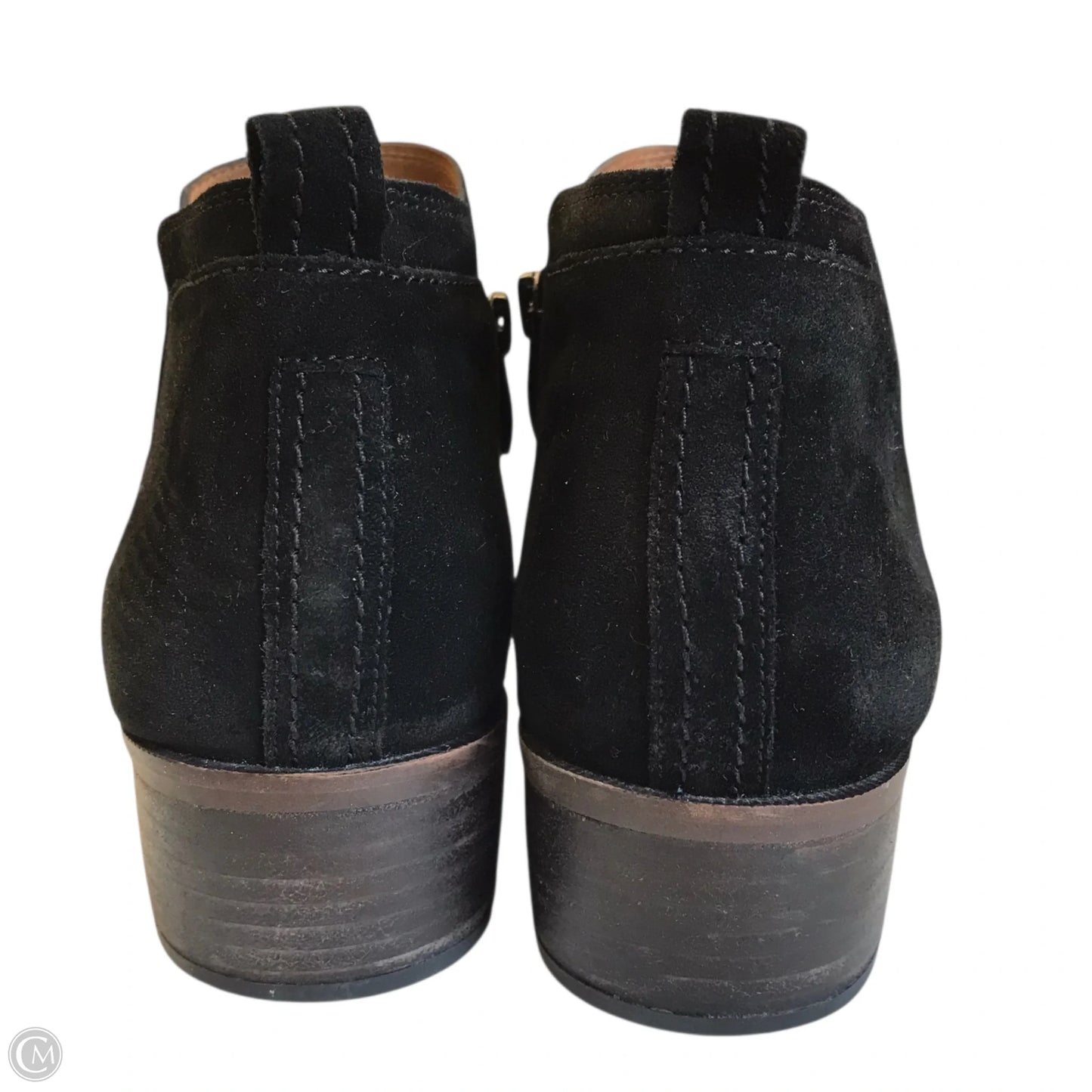 Boots Ankle Flats By Franco Sarto In Black, Size: 9
