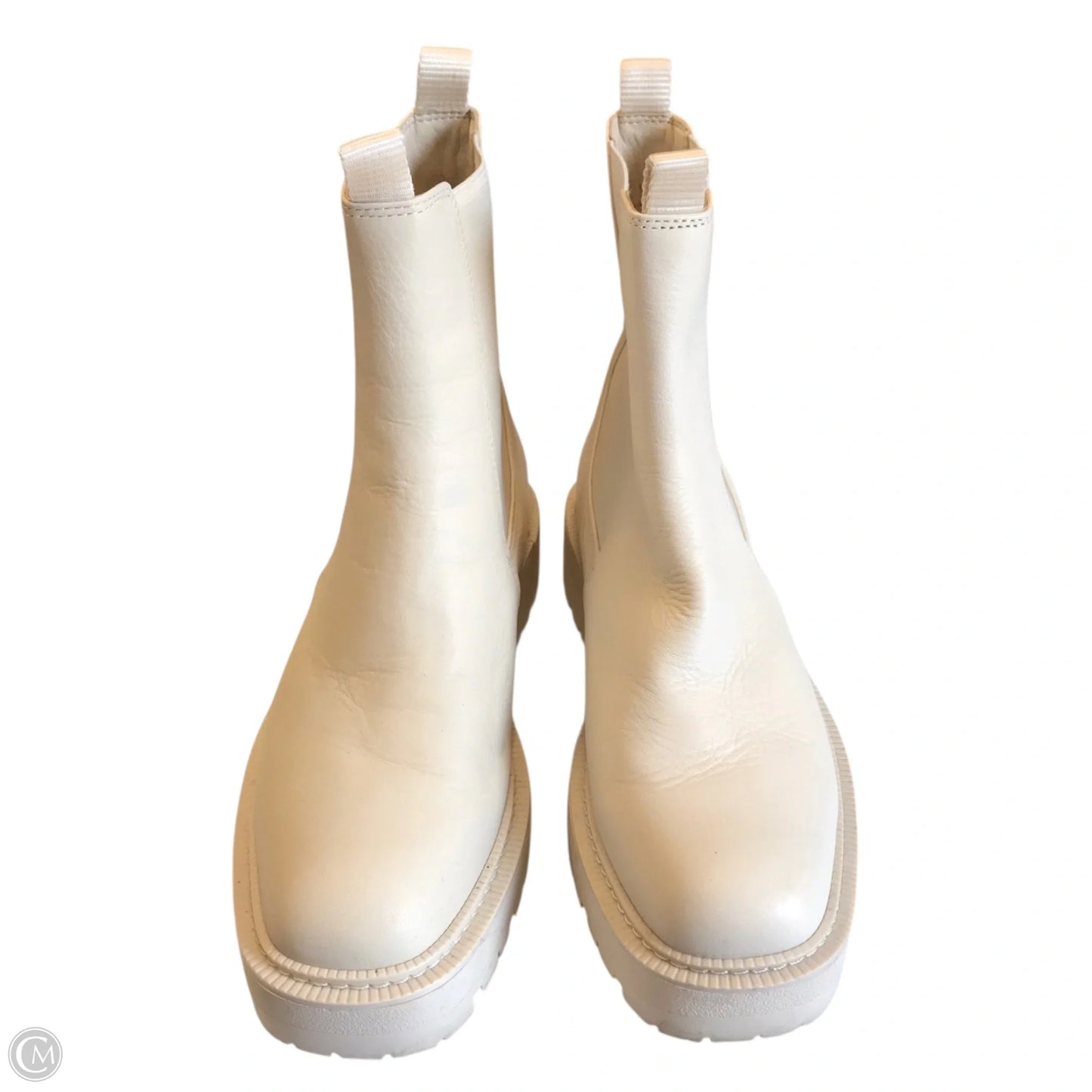 Boots Ankle Flats By Sam Edelman In White, Size: 8.5