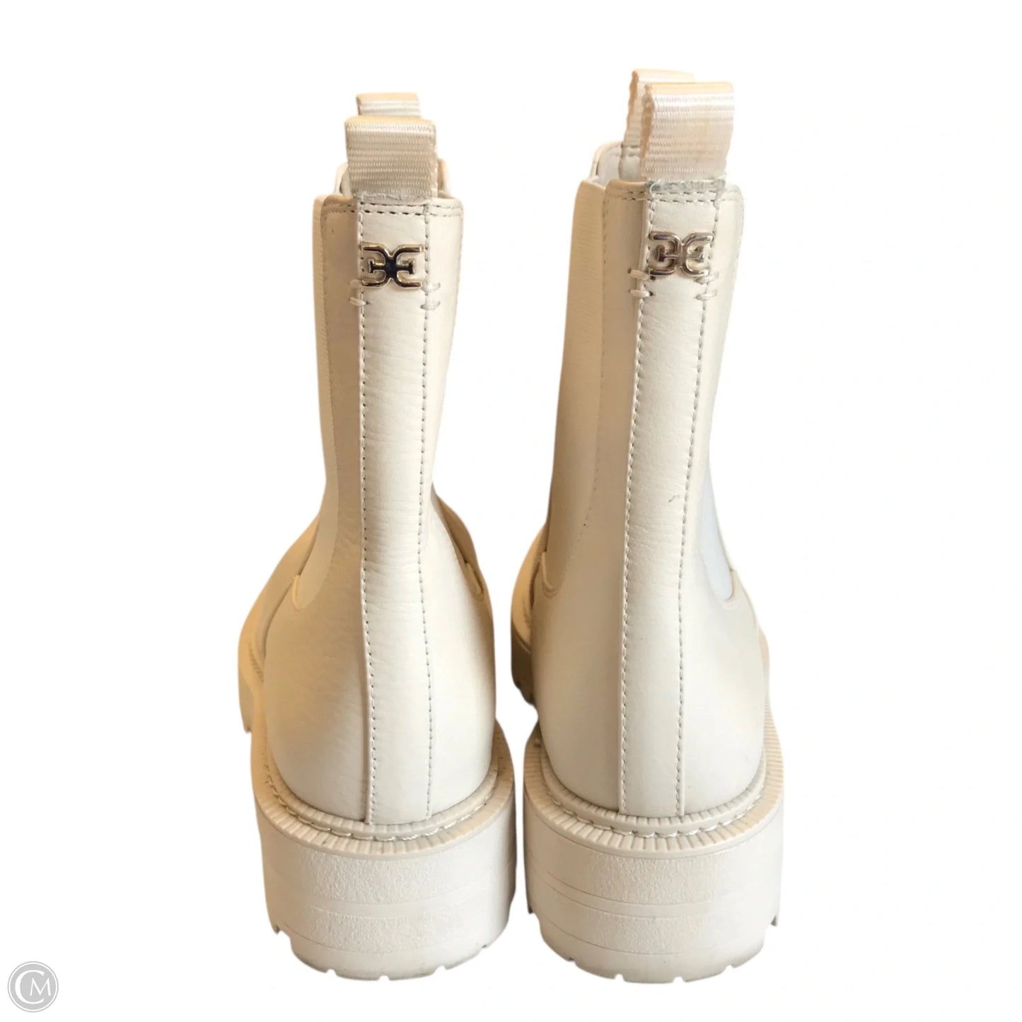 Boots Ankle Flats By Sam Edelman In White, Size: 8.5