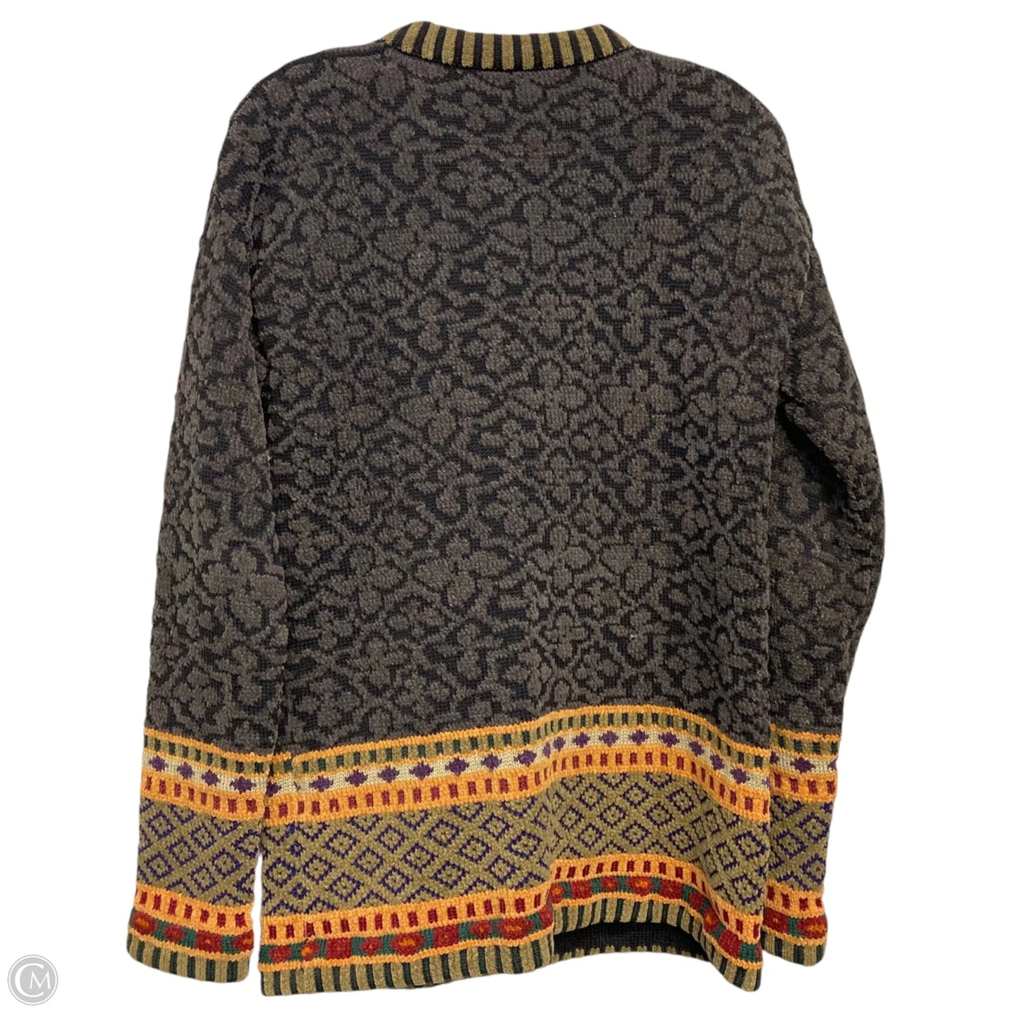 Sweater Cardigan By Maggie White In Multi-colored, Size: S