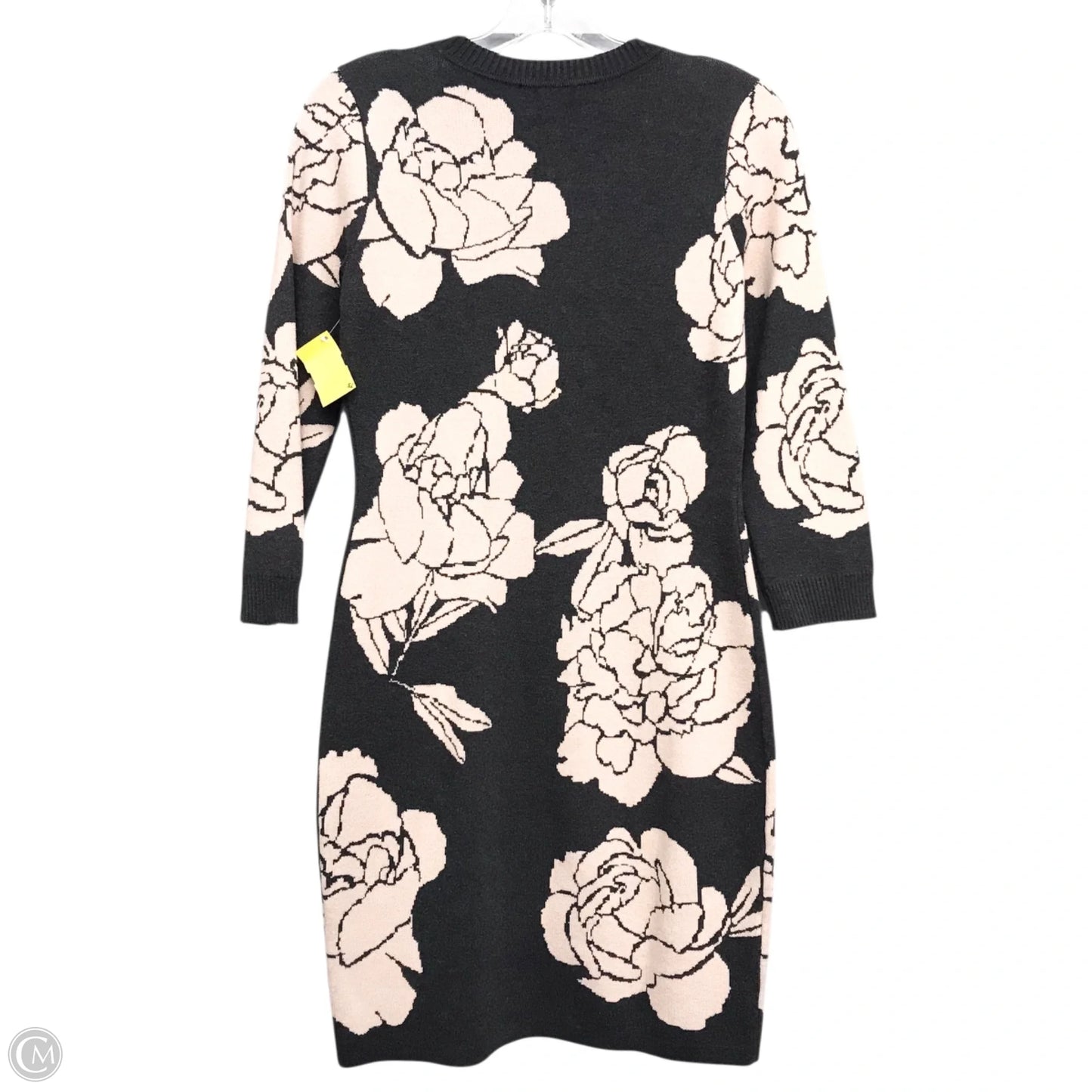 Dress Sweater By Calvin Klein In Floral Print, Size: S