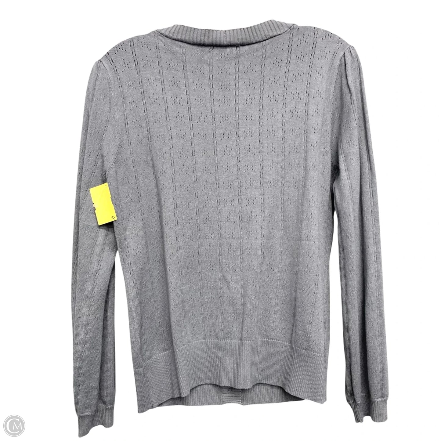 Sweater Cardigan By Redhotype In Grey, Size: M