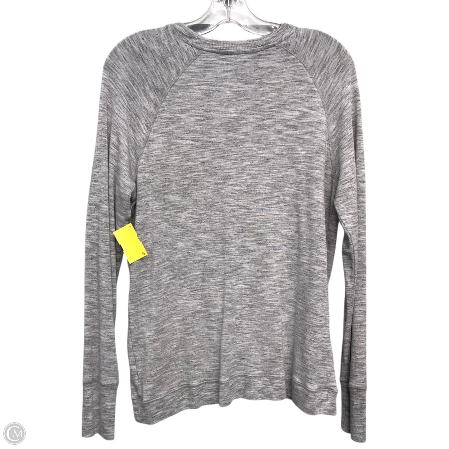 Athletic Top Long Sleeve Crewneck By Athleta In Grey, Size: S