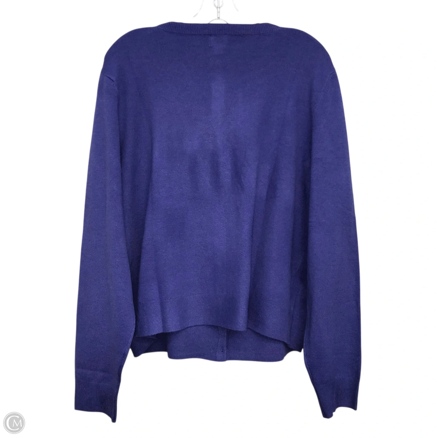 Sweater Cardigan By A New Day In Blue, Size: 1x