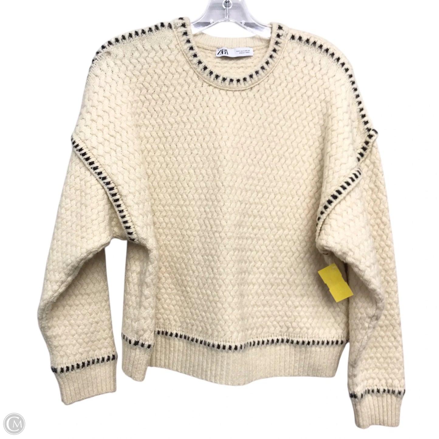 Sweater By Zara In Cream, Size: S