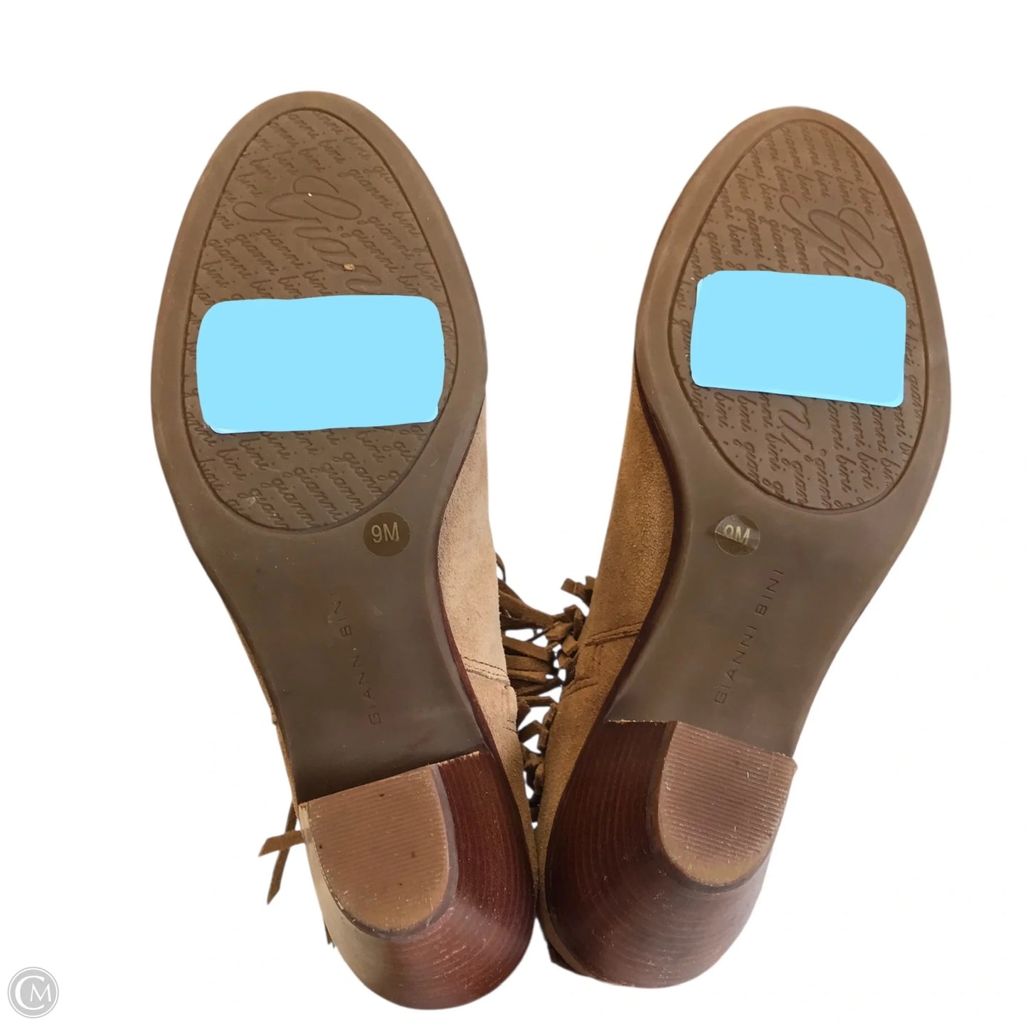 Boots Ankle Heels By Gianni Bini In Tan, Size: 9