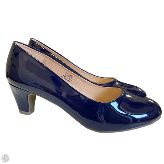 Shoes Heels Kitten By Journee In Navy, Size: 10