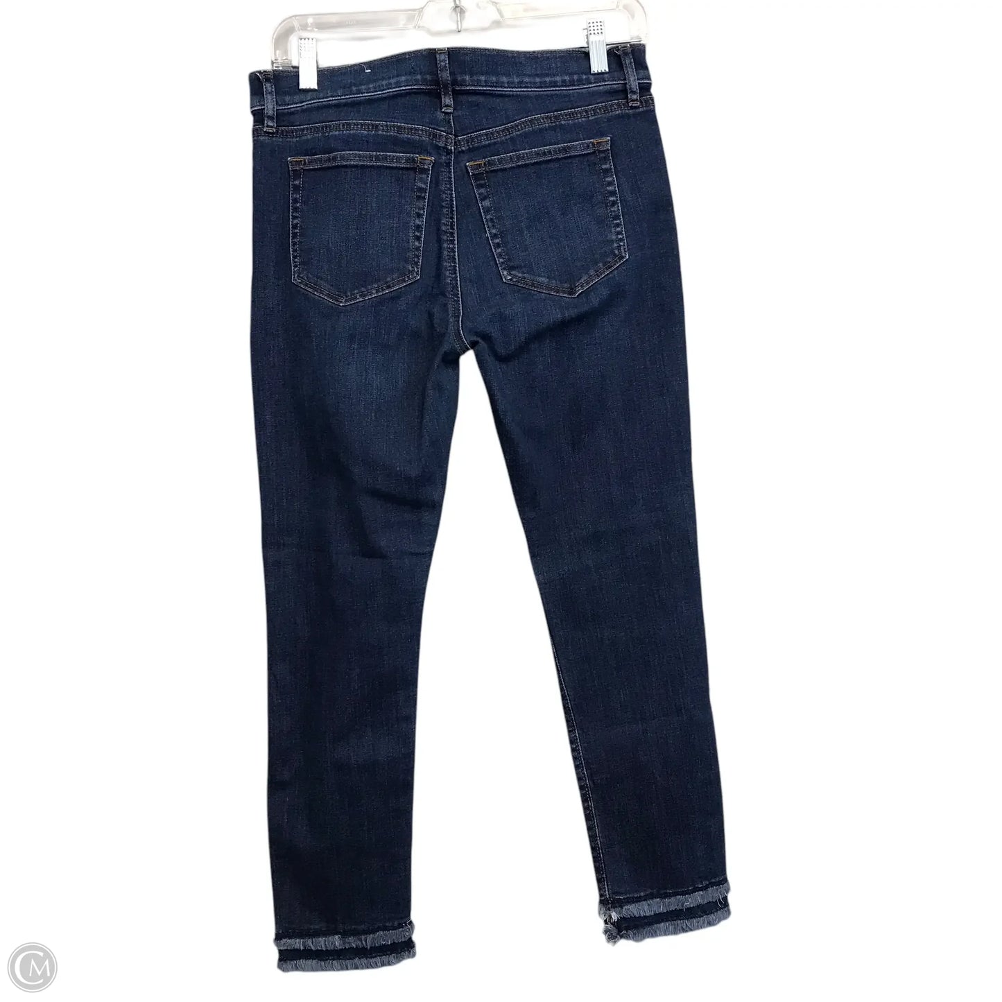 Jeans Skinny By Loft In Blue Denim, Size: 4