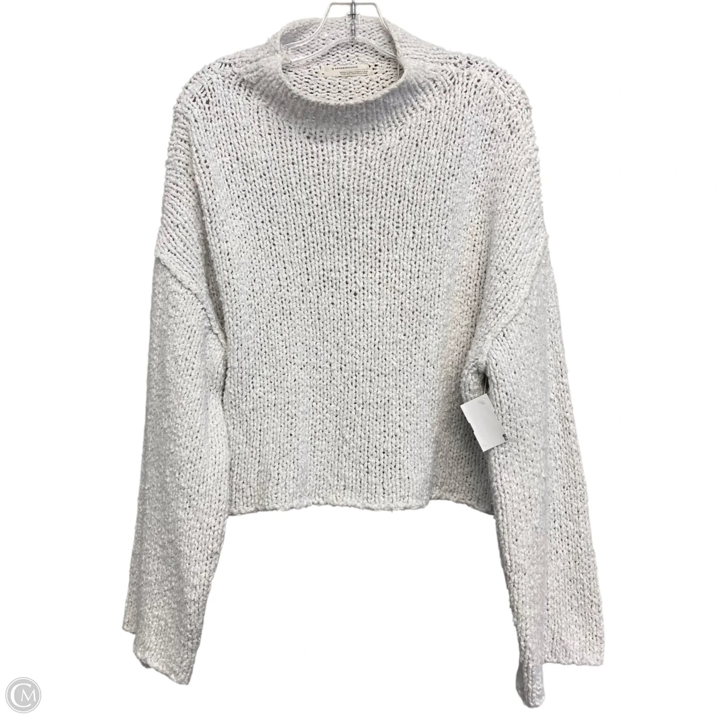 Sweater By Anthropologie In White, Size: Xl