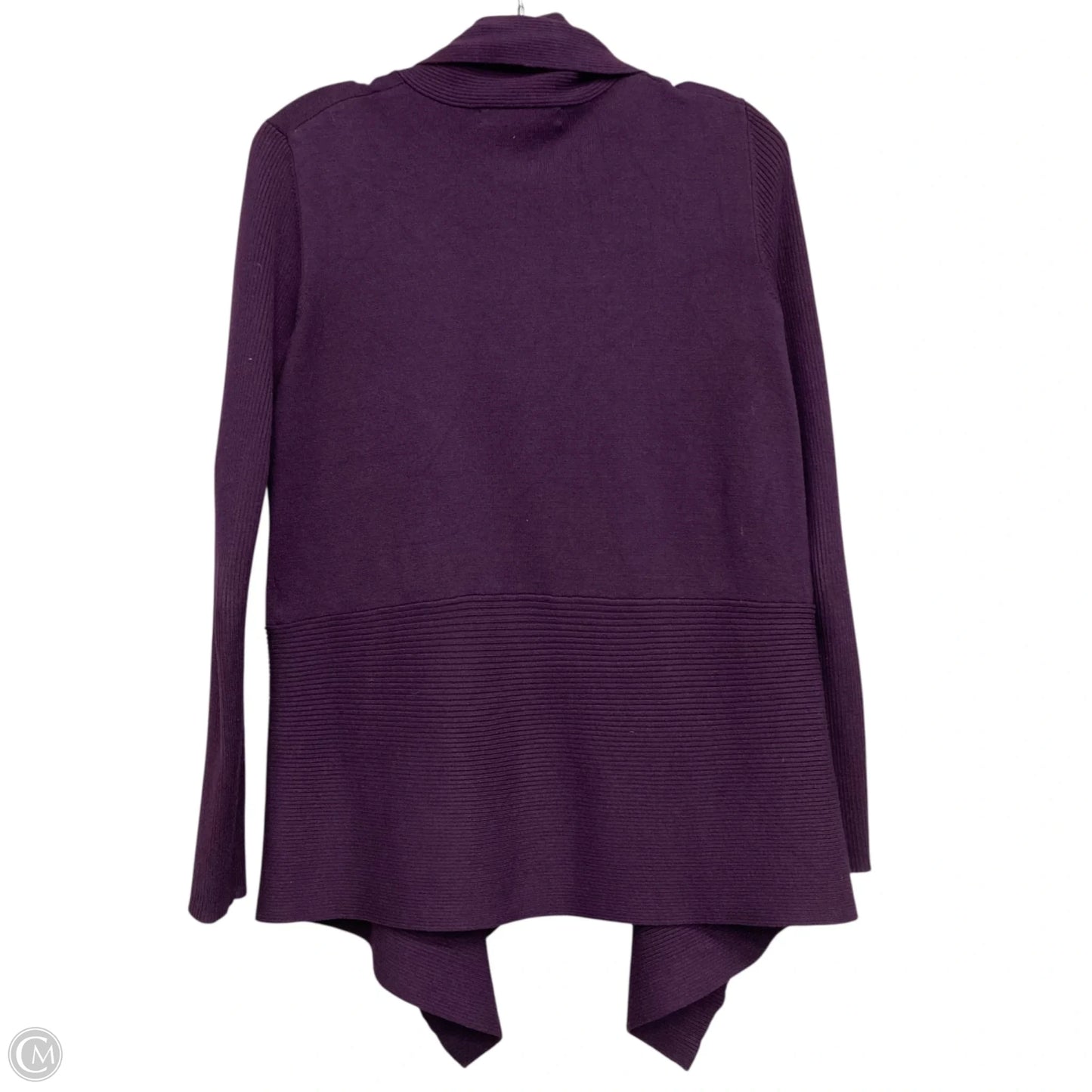 Sweater Cardigan By Pointelle In Purple, Size: M