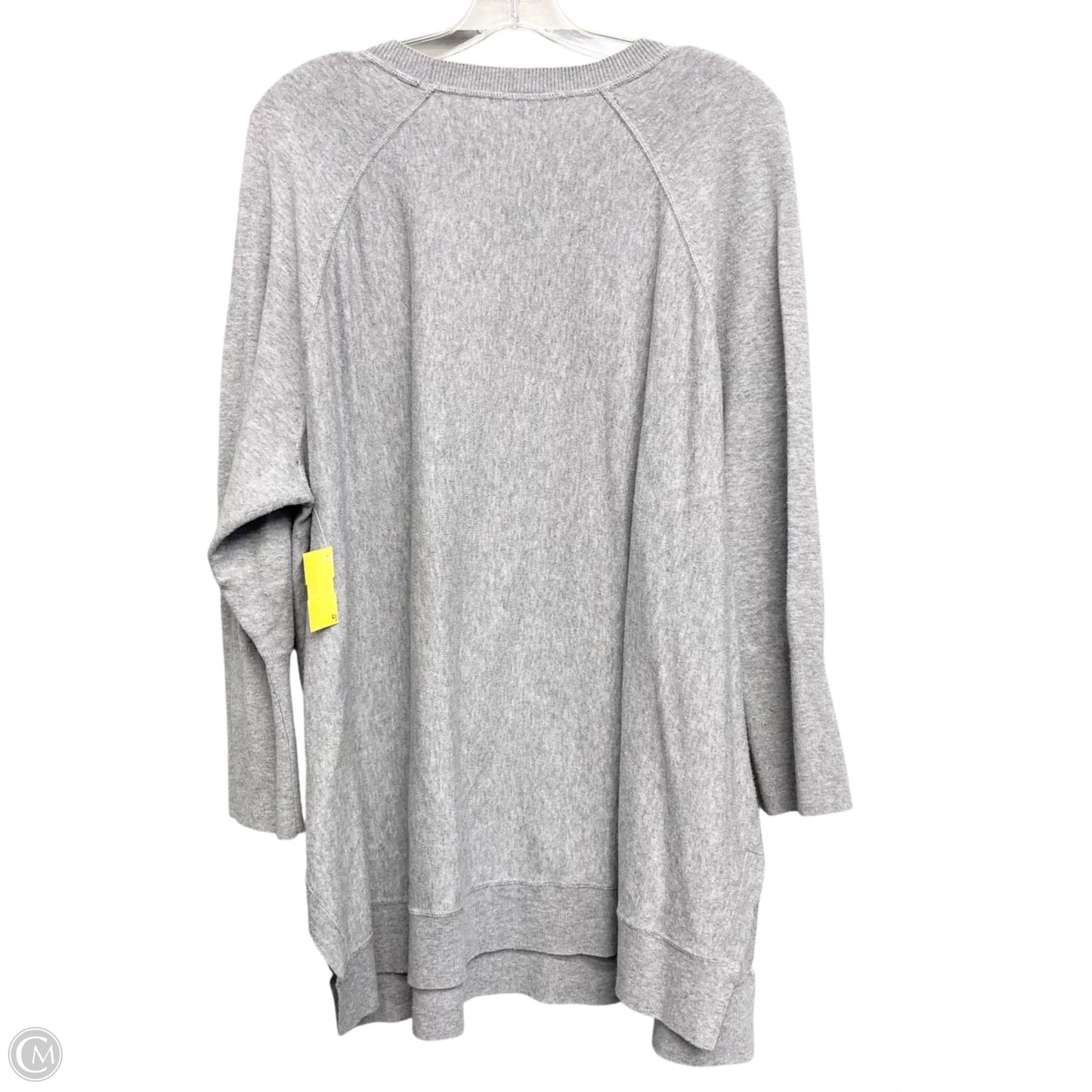 Top Long Sleeve By Pure Jill In Grey, Size: Xl