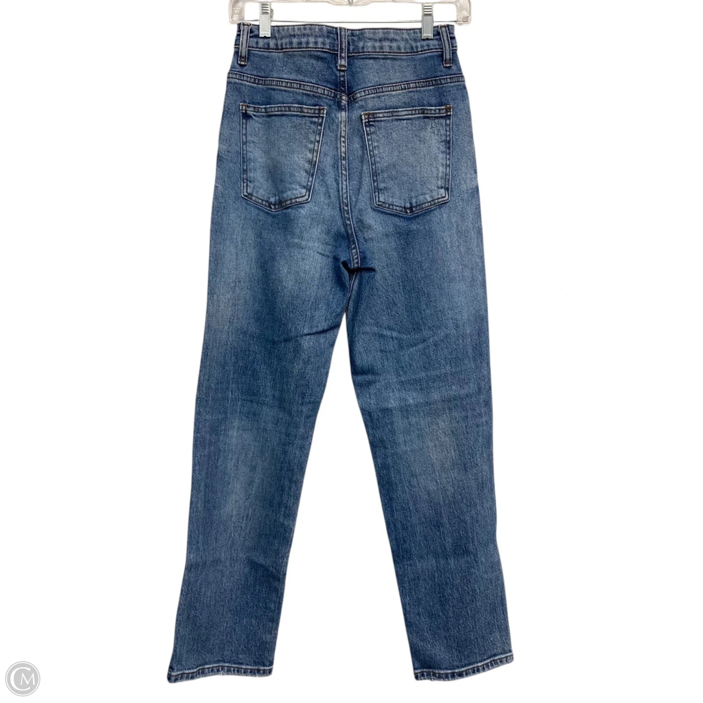 Jeans Straight By Kut In Blue Denim, Size: 0