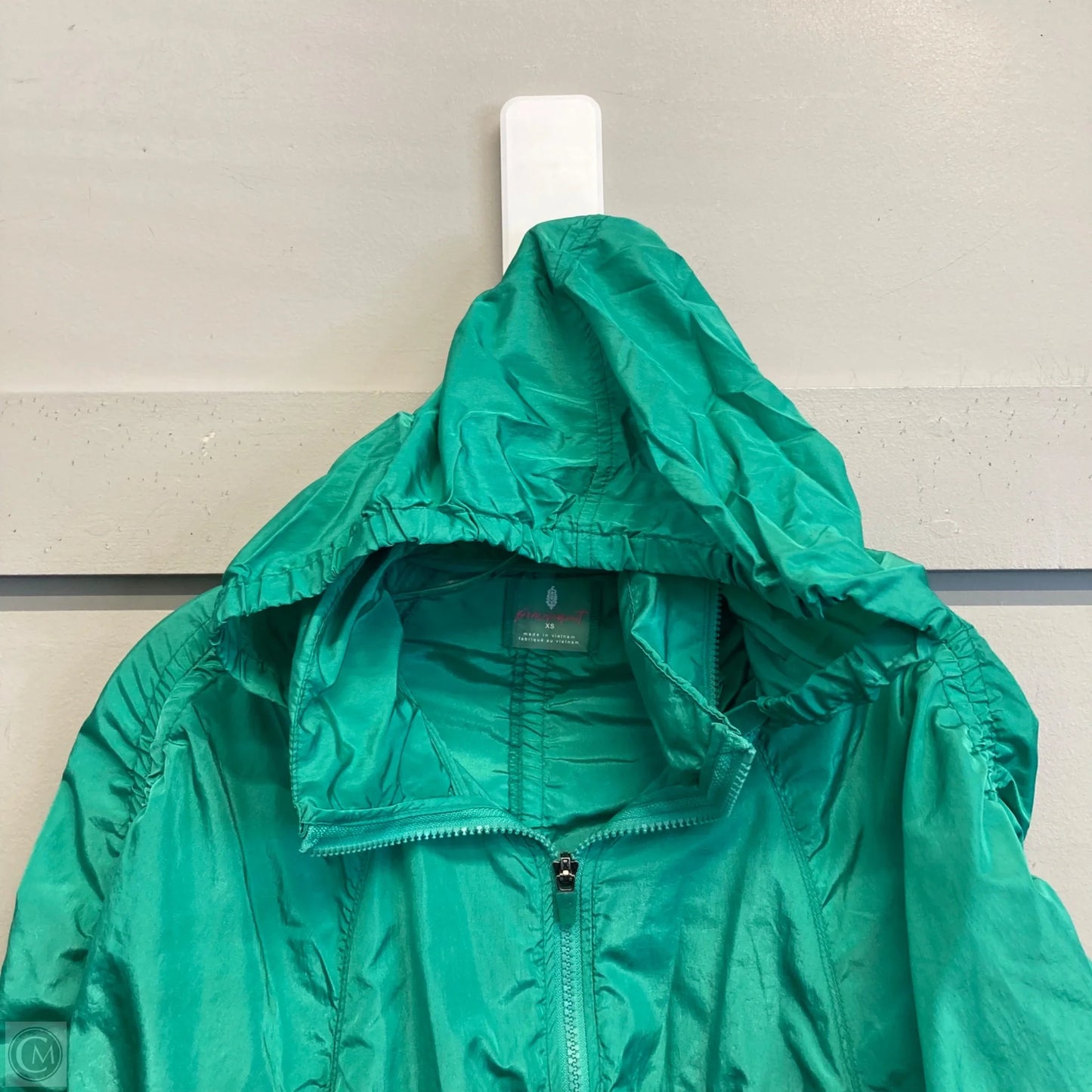 Jacket Windbreaker By Free People In Green, Size: Xs