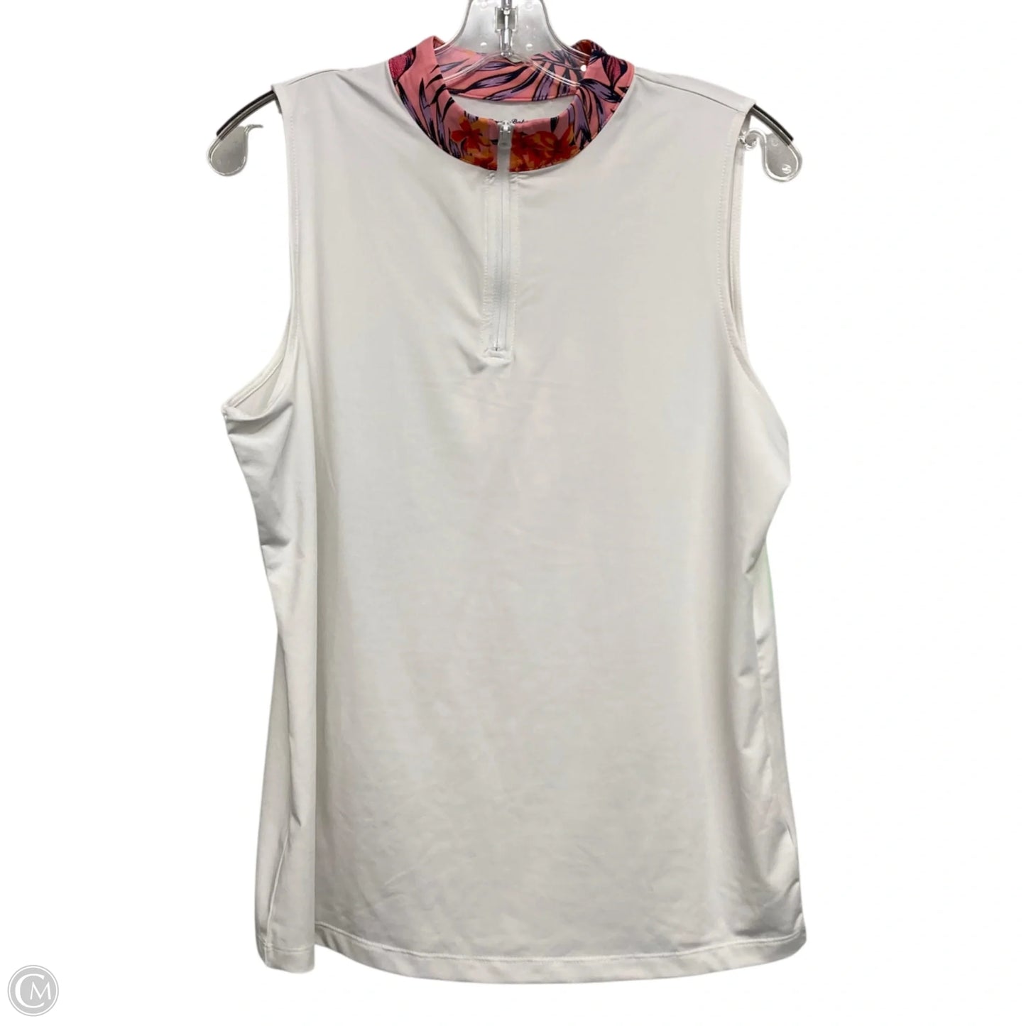 Top Sleeveless By Tommy Bahama In White, Size: L