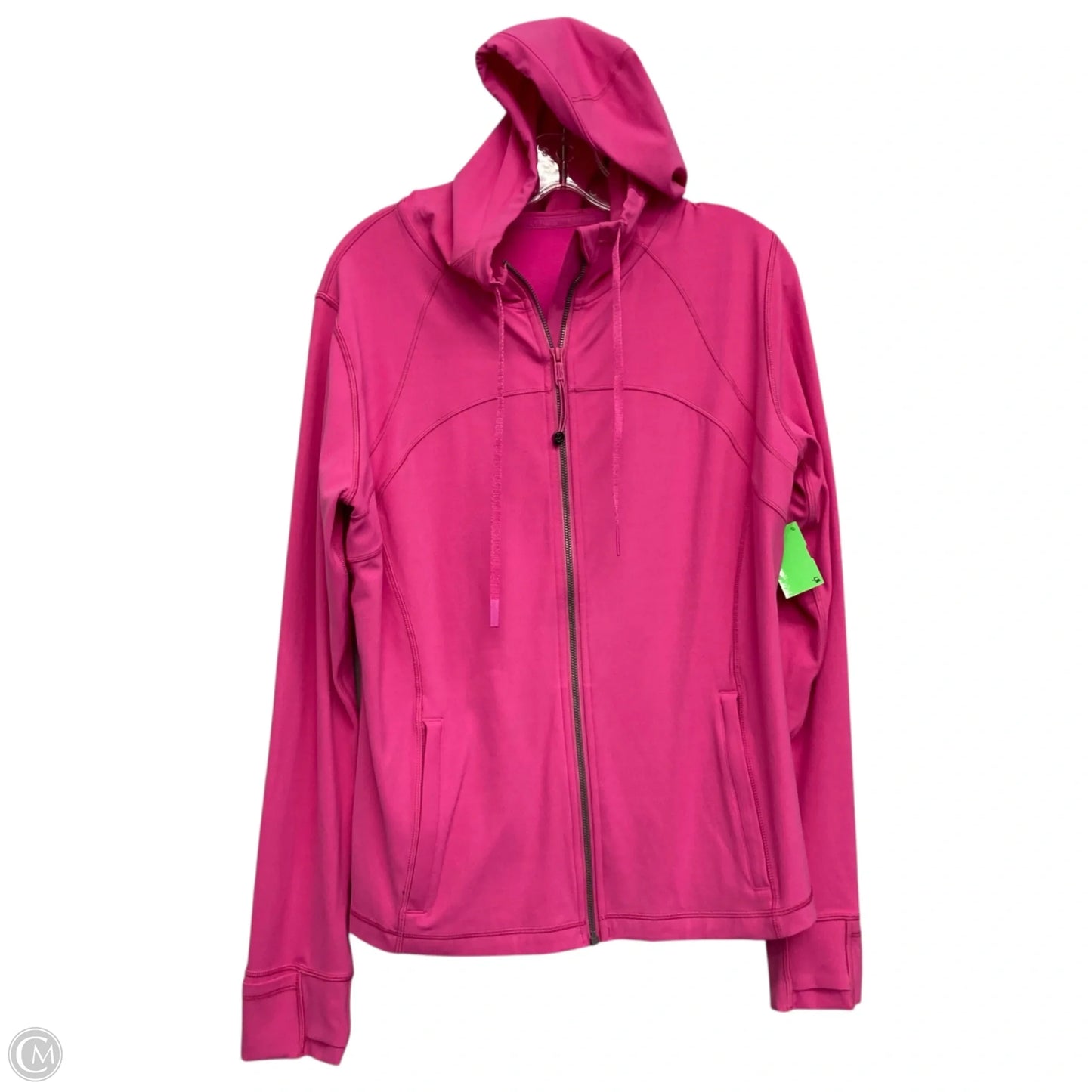 Athletic Jacket By Lululemon In Pink, Size: Xl