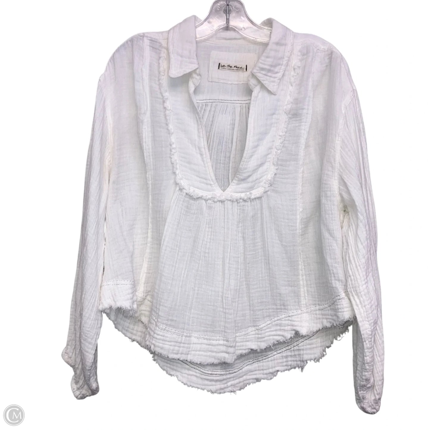Top Long Sleeve By We The Free In White, Size: Xs