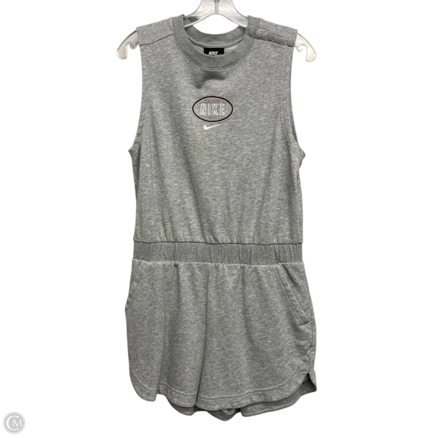Romper By Nike Apparel In Grey, Size: M