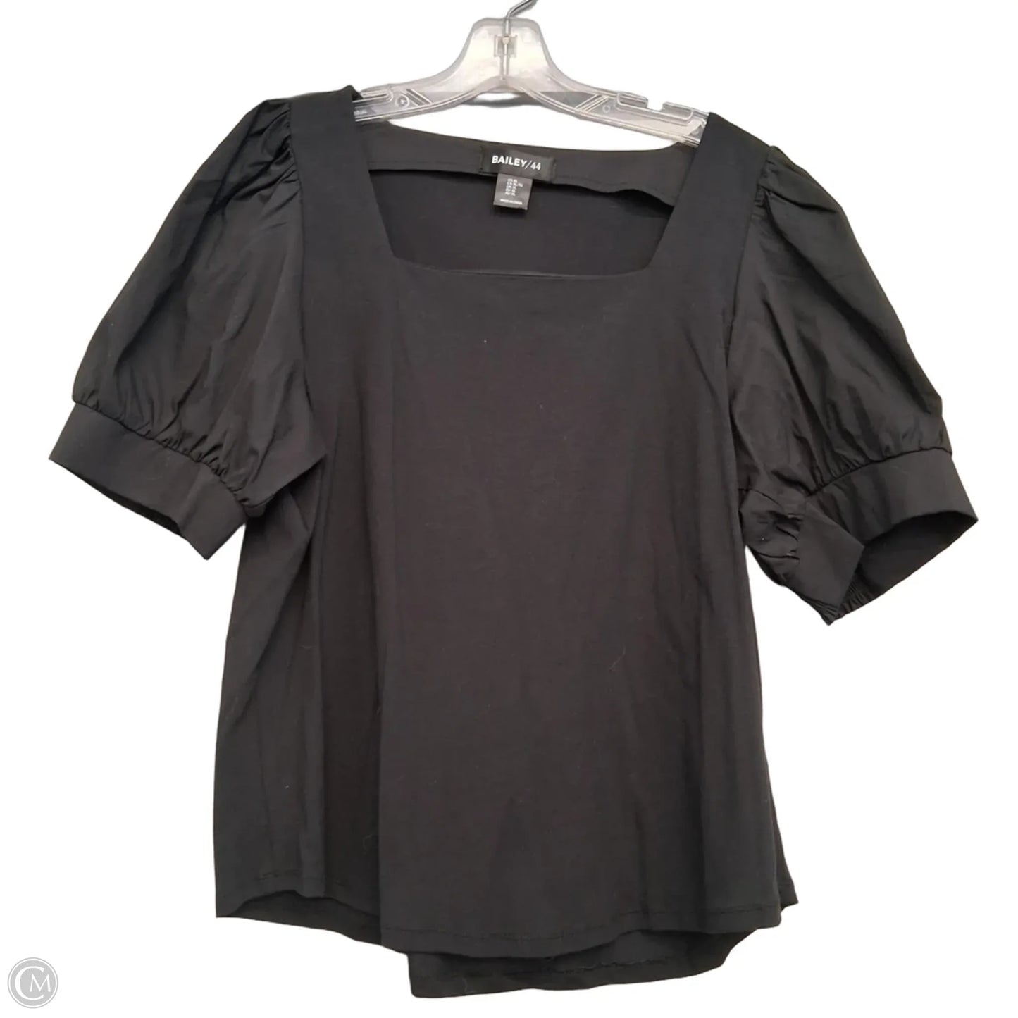 Top Short Sleeve Basic By Bailey 44 In Black, Size: Xl