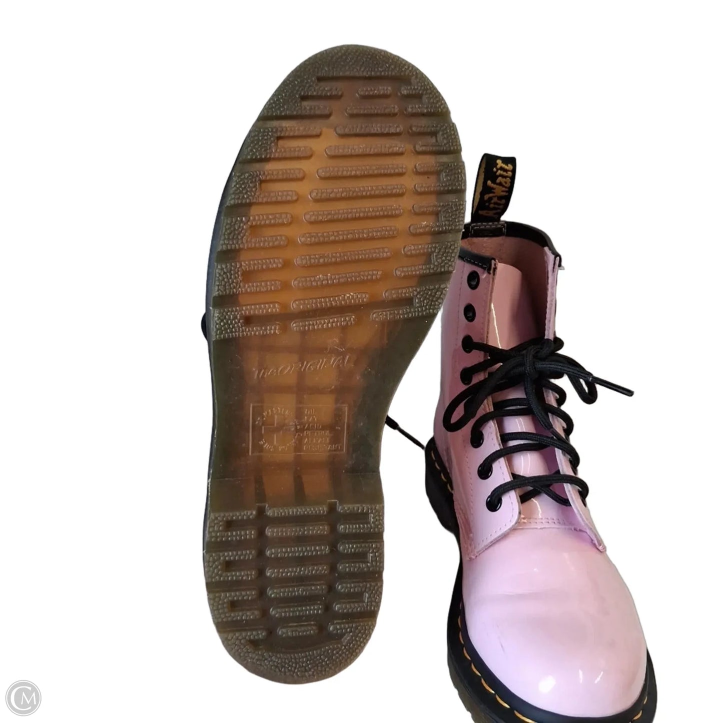 Boots Ankle Flats By Dr Martens In Pink, Size: 7