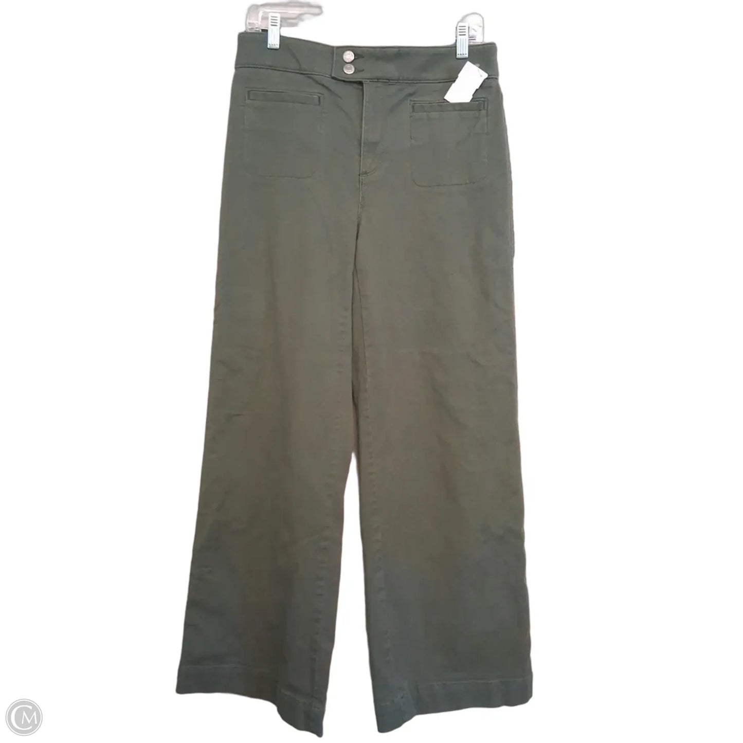 Pants Wide Leg By Loft In Green, Size: 6