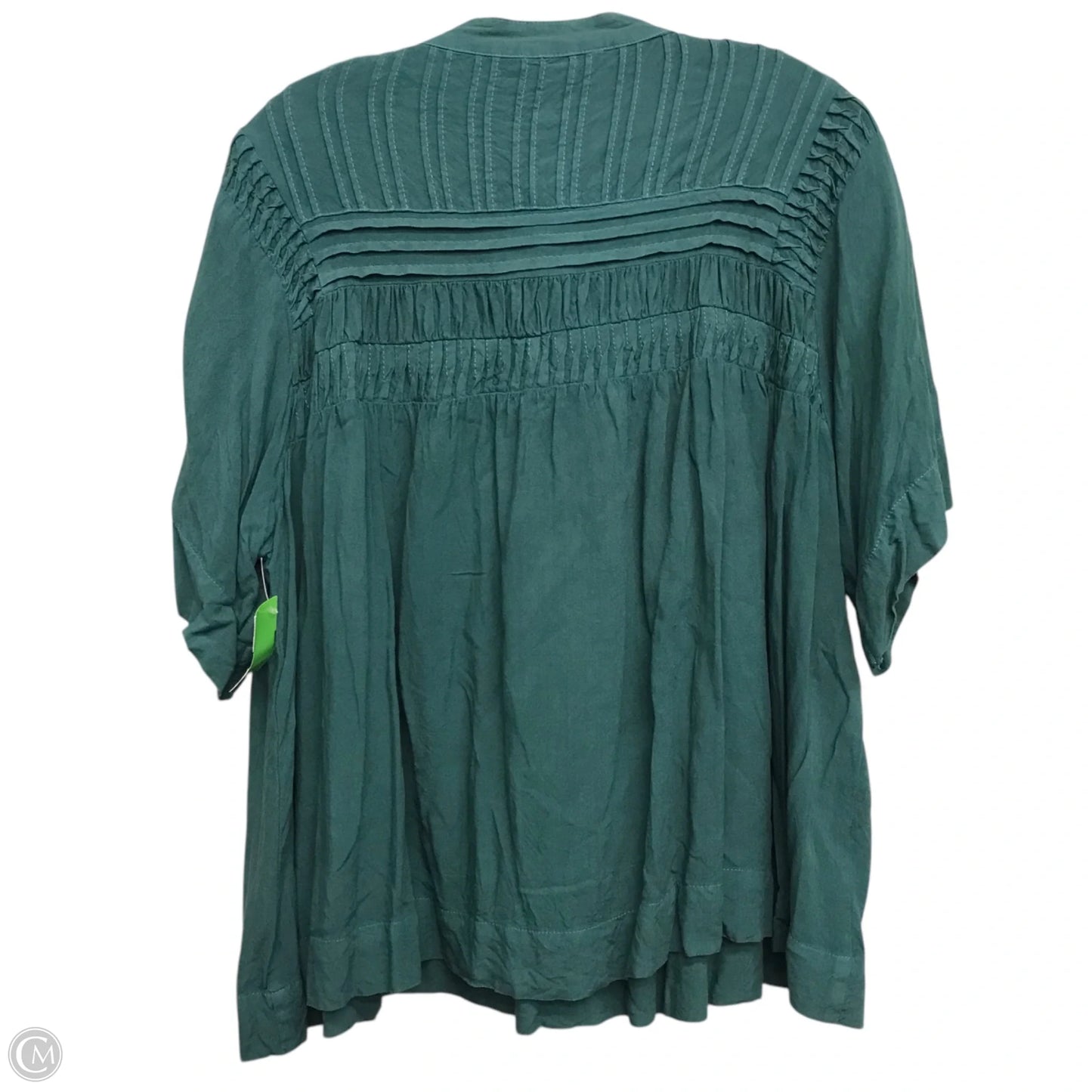 Top Short Sleeve By Solitaire In Green, Size: Xl