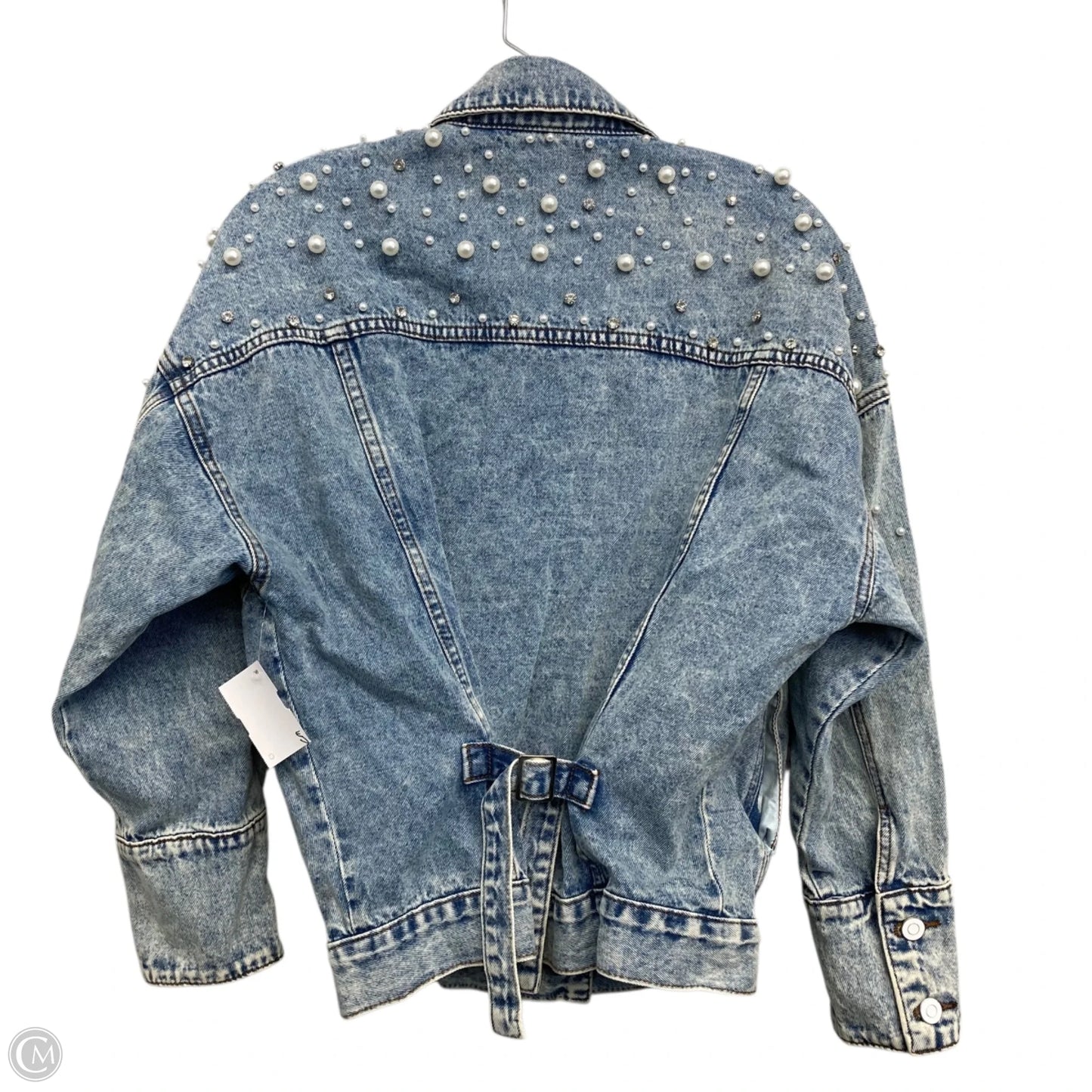 Jacket Denim By Veveret In Blue Denim, Size: S