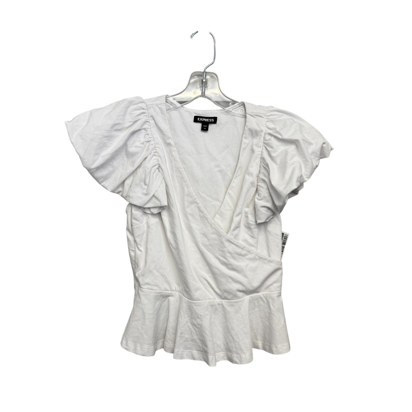 Top Ss By Express In White, Size:Xs
