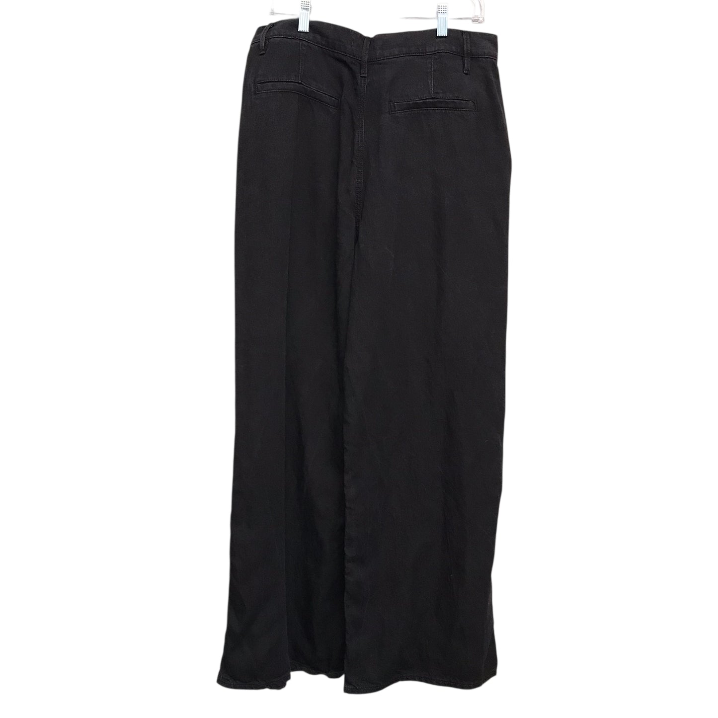 Jeans Wide Leg By Loft In Black, Size:12