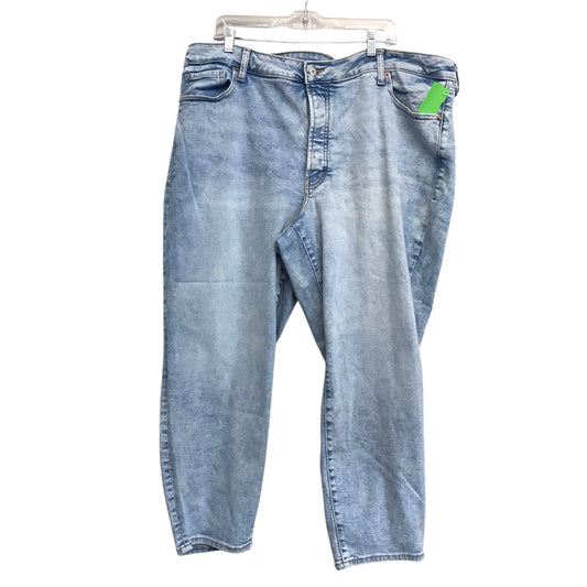 Jeans Straight By Old Navy In Blue Denim, Size:24