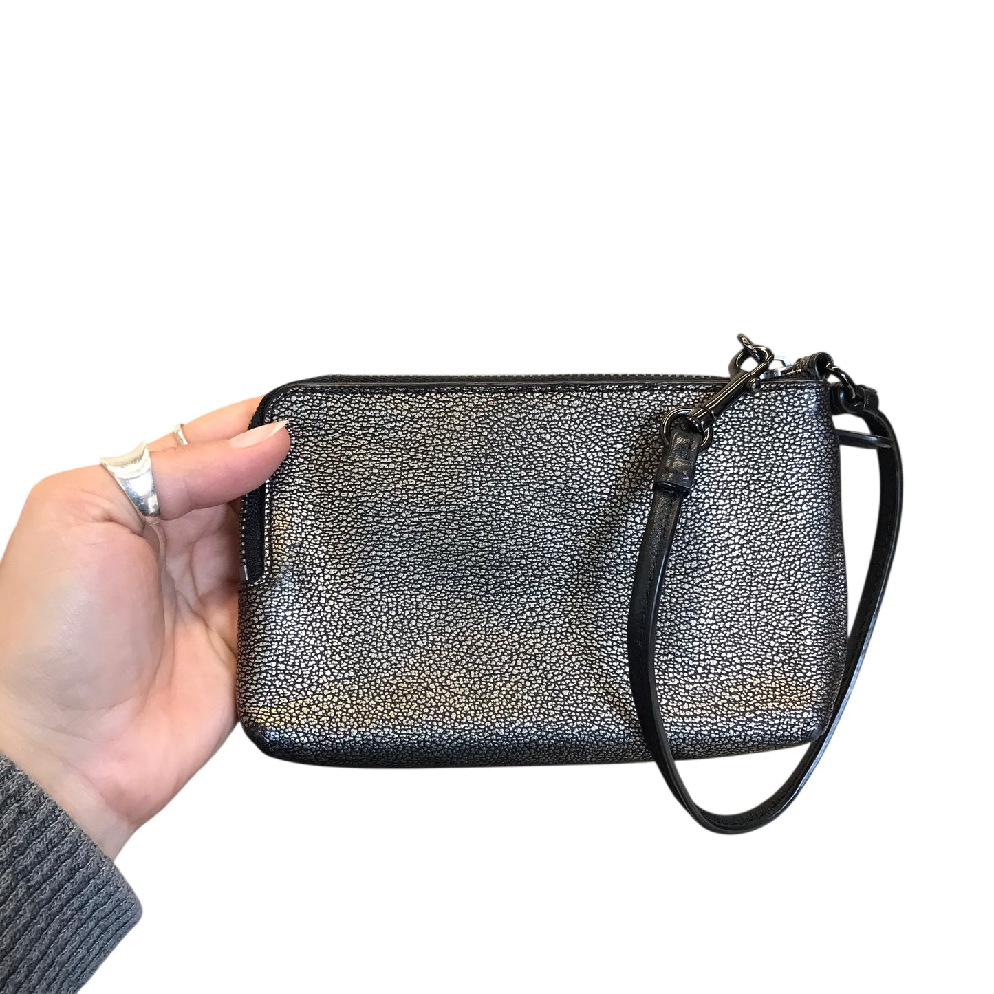 Wristlet Designer By Coach In Gold, Size:Small