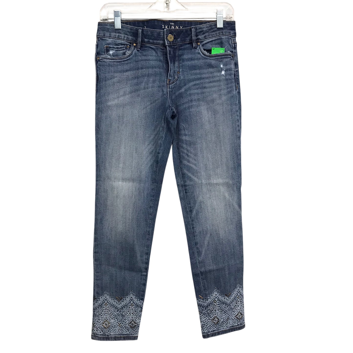 Jeans Skinny By White House Black Market In Blue Denim, Size:2