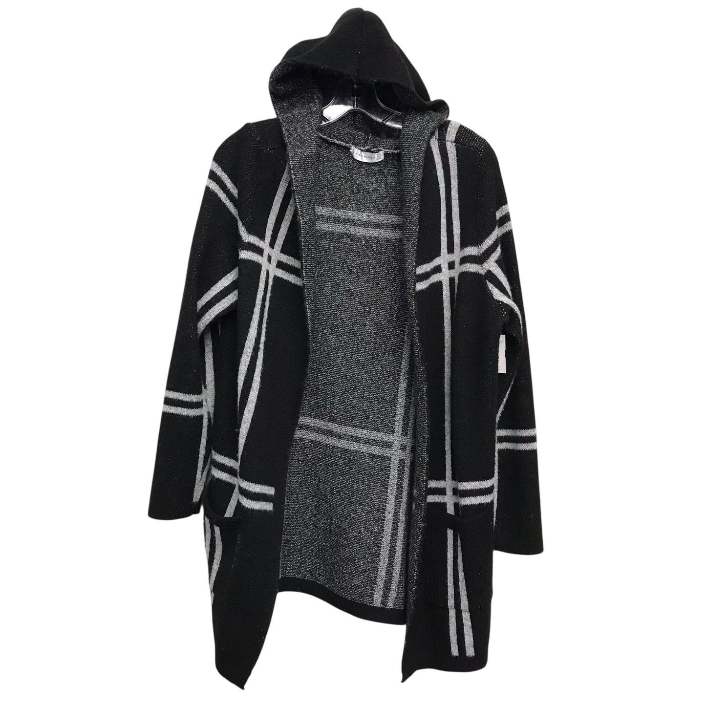 Sweater Cardigan By Retrology In Black, Size:M